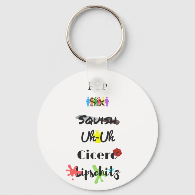 Cell Block Tango Keychain (Front)