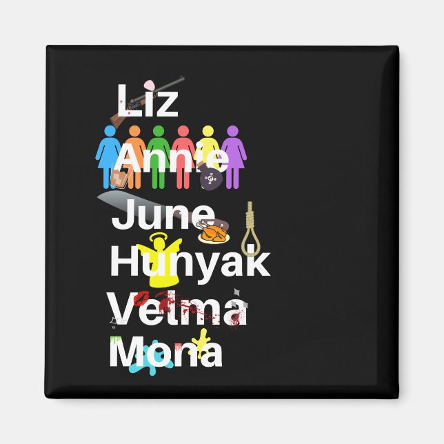 Cell Block Tango Name Magnet (Front)