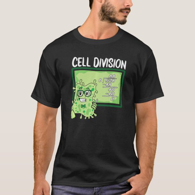 Cell Division  Science Scientist Biologist Kids Bi T-Shirt (Front)