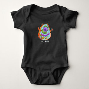 cell fie biology cellular biology science teacher baby bodysuit