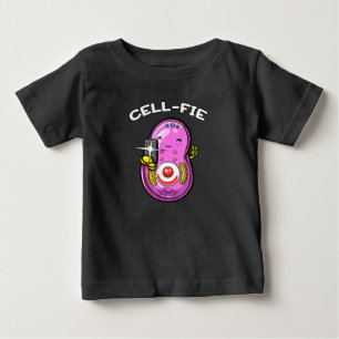 Cell-Fie Biology Science Teacher Student Funny Jok Baby T-Shirt