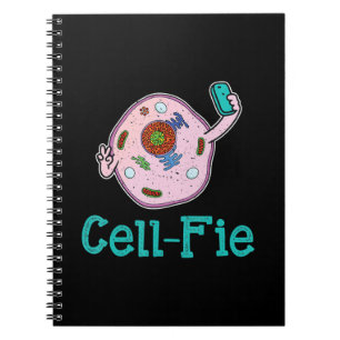 Cell-Fie Funny Biology Science Teacher Pun Gift Notebook