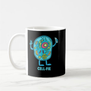 Cell Fie Funny Cell Selfie Science Biology Teacher Coffee Mug