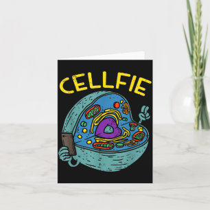Cell Fie Funny Science Biology Teacher  Card