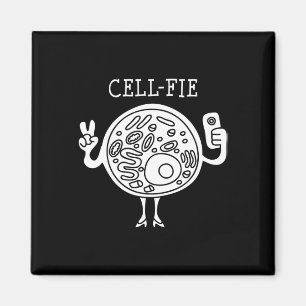 cell fie science pun teacher biology student gift magnet