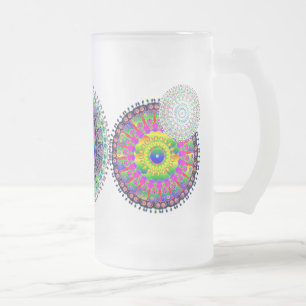 Cell Medallion Print Mugs