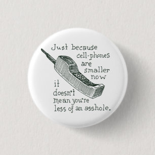 Cell Phone 3 Cm Round Badge