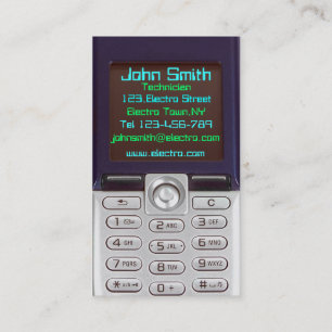 Cell Phone Business Card