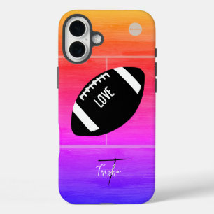 Cell Phone Case Football Player Graphic w Name