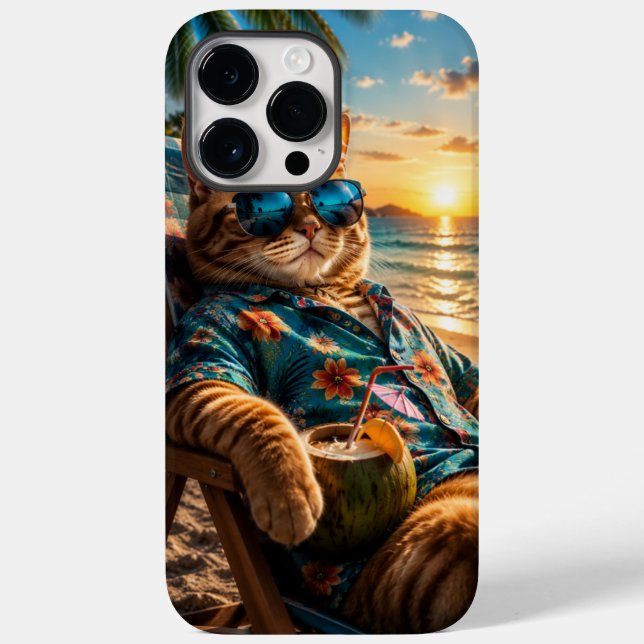 Cell Phone Case Funny Cat v4.04 (Back)