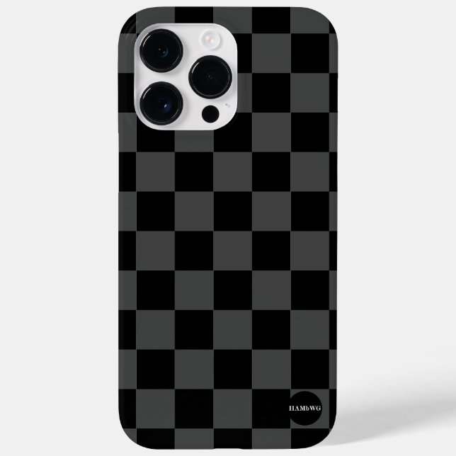 Cell Phone Case - HAMbyWG Checkers (Back)