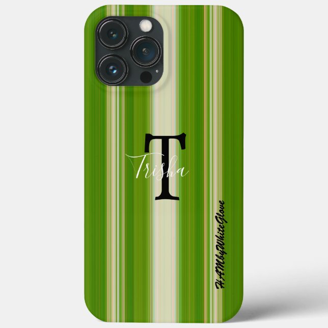 Cell Phone Case - HAMbyWG - Green Gradient (Back)