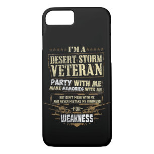 Cell Phone Case I Am A Desert Storm Veteran
