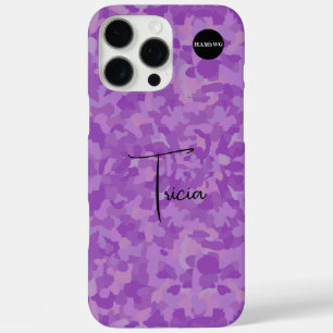 Cell Phone Case Purple Camouflage HAMbyWG