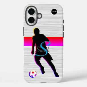 Cell Phone Case Soccer Player Graphic w Name