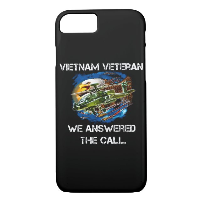 Cell Phone Case Vietnam Veteran Answered The Call (Back)