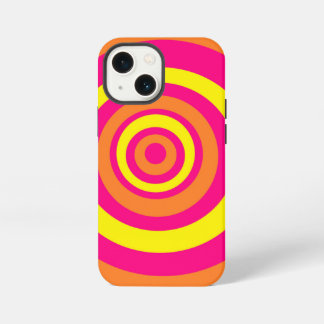 Cell Phone Case with Orange Yellow & Pink Pattern