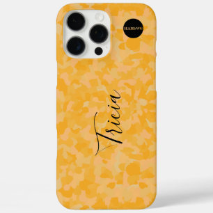 Cell Phone Case Yellow Camouflage HAMbyWG