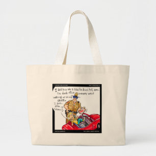 Cell Phone Driver Funny Tees Mugs Gifts Large Tote Bag