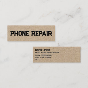 Cell Phone Repair Mini Business Card
