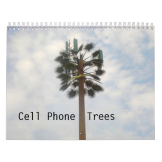 Cell Phone  Trees Calendar