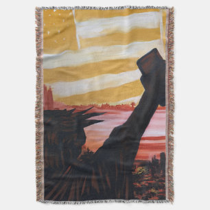 Cell Power Throw Blanket