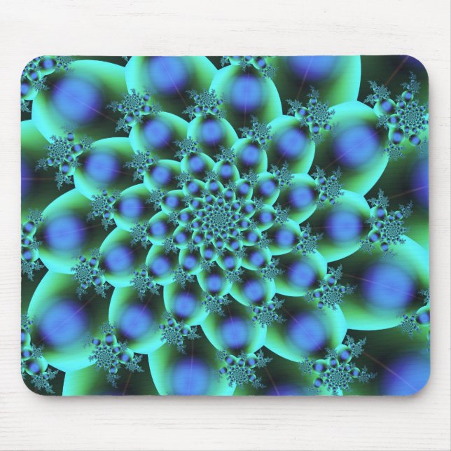 Cell Structure Cute Colourful Abstract Art Mouse Mat (Front)