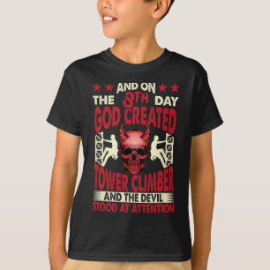 Cell Tower Worker Tower Rigging Cellphone Tower Cl T-Shirt