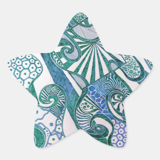 Cell Walls Star Stickers (Front)