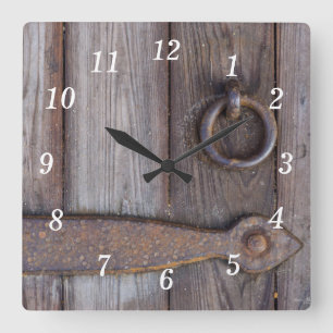 Cellar Door Handle Wall Clock