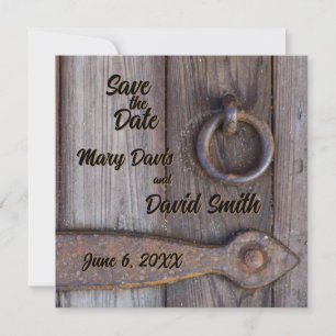 Cellar Door Handle Wedding Save The Date
