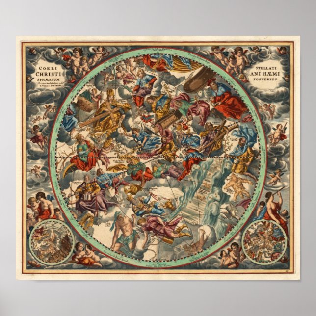 Cellarius Andreas 1708 Harmonia Macrocosmica Poster (Front)