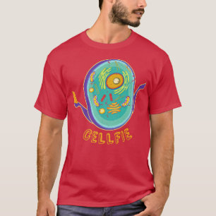 Cellfie Cellular Biology Teacher Science Student R T-Shirt