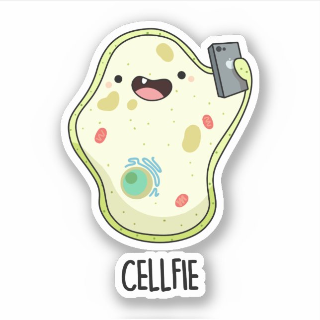 Cellfie Funny Biology Selfie Pun  (Front)