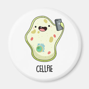 Cellfie Funny Biology Selfie Pun Magnet