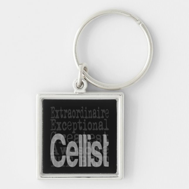 Cellist Extraordinaire Key Ring (Front)