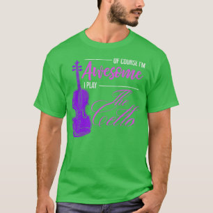 Cellist Girl Orchestra Musician Quote Cello T-Shirt