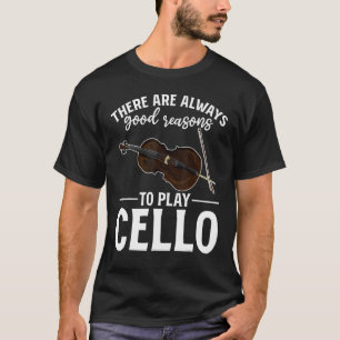 Cellist Orchestra Musician Cello Player Music  Cel T-Shirt