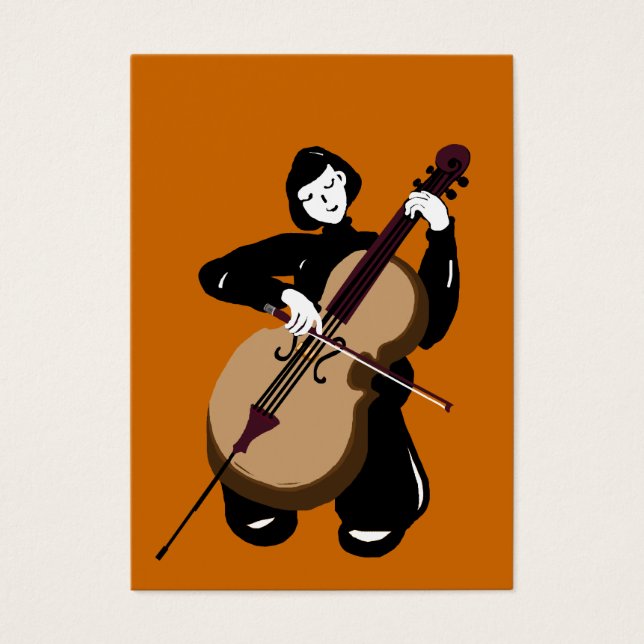 cellist playing cello (Front)