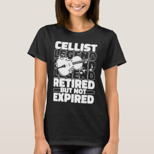 Cellist Retired Orchestra Violincello Cello T-Shirt