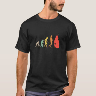 Cellist Retro Evolution Orchestra Musician Cello G T-Shirt