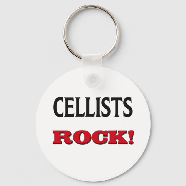 Cellists Rock Key Ring (Front)