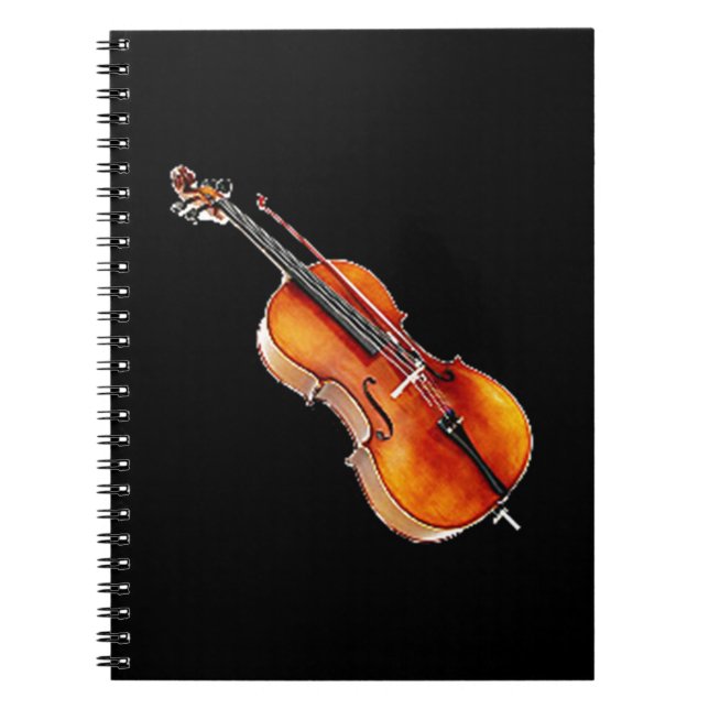 "Cello 2" design gifts and products Notebook (Front)