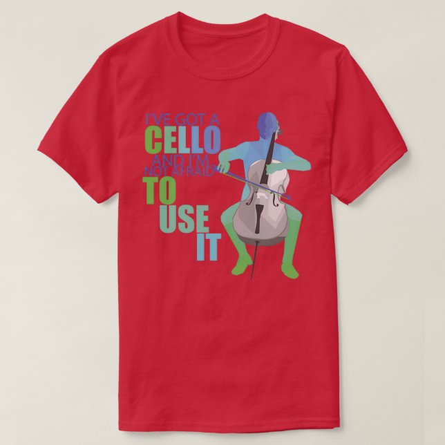 Cello 7 T-Shirt (Design Front)