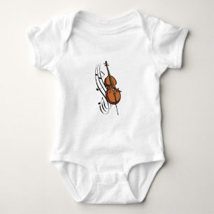 CELLO AND MUSIC BABY BODYSUIT