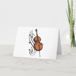Cello and Music Card