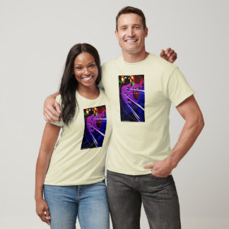 Cello and spiral American Apparel V-neck shirt