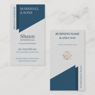 Cello Blue Stylish Executive Corporate  Business Card