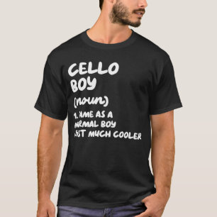 Cello Boy Definition Musician T-Shirt