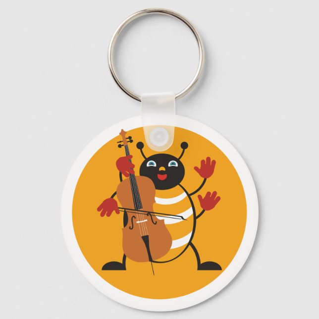 Cello Bug Key Ring (Front)